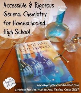 Accessible and Rigorous General Chemistry for Homeschooled High School