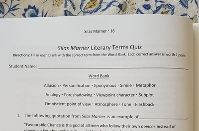 literary terms quiz