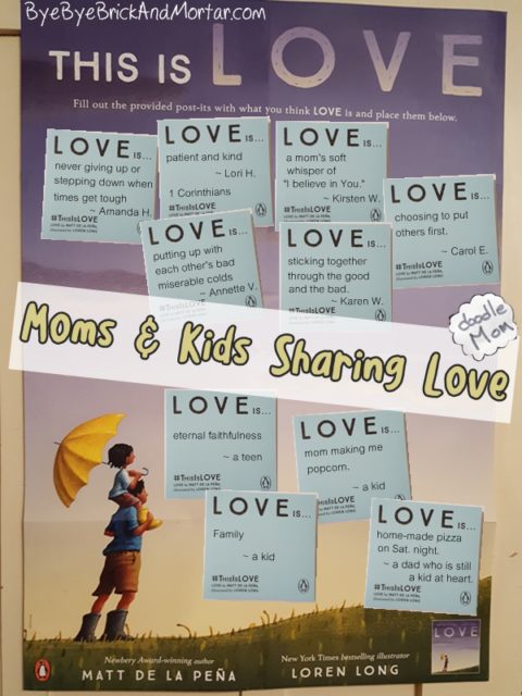 Labe Regeren hoop Moms & Kids Sharing Love | An activity & a review of Love by Matt de la Pena  – DoodleMom's Homeschooling Life