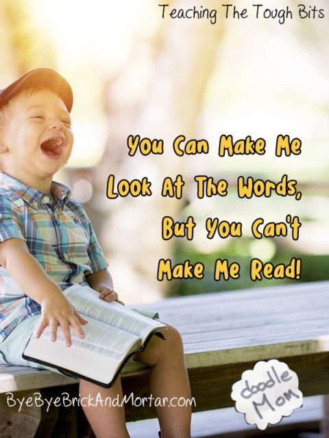 You Can Make Me Look At The Words, But You Can't Make Me Read!