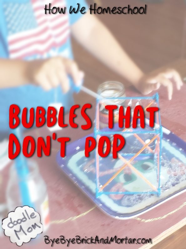 Bubbles that don't pop