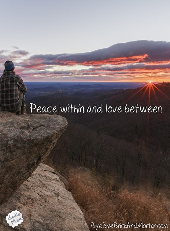 Peace within and love between